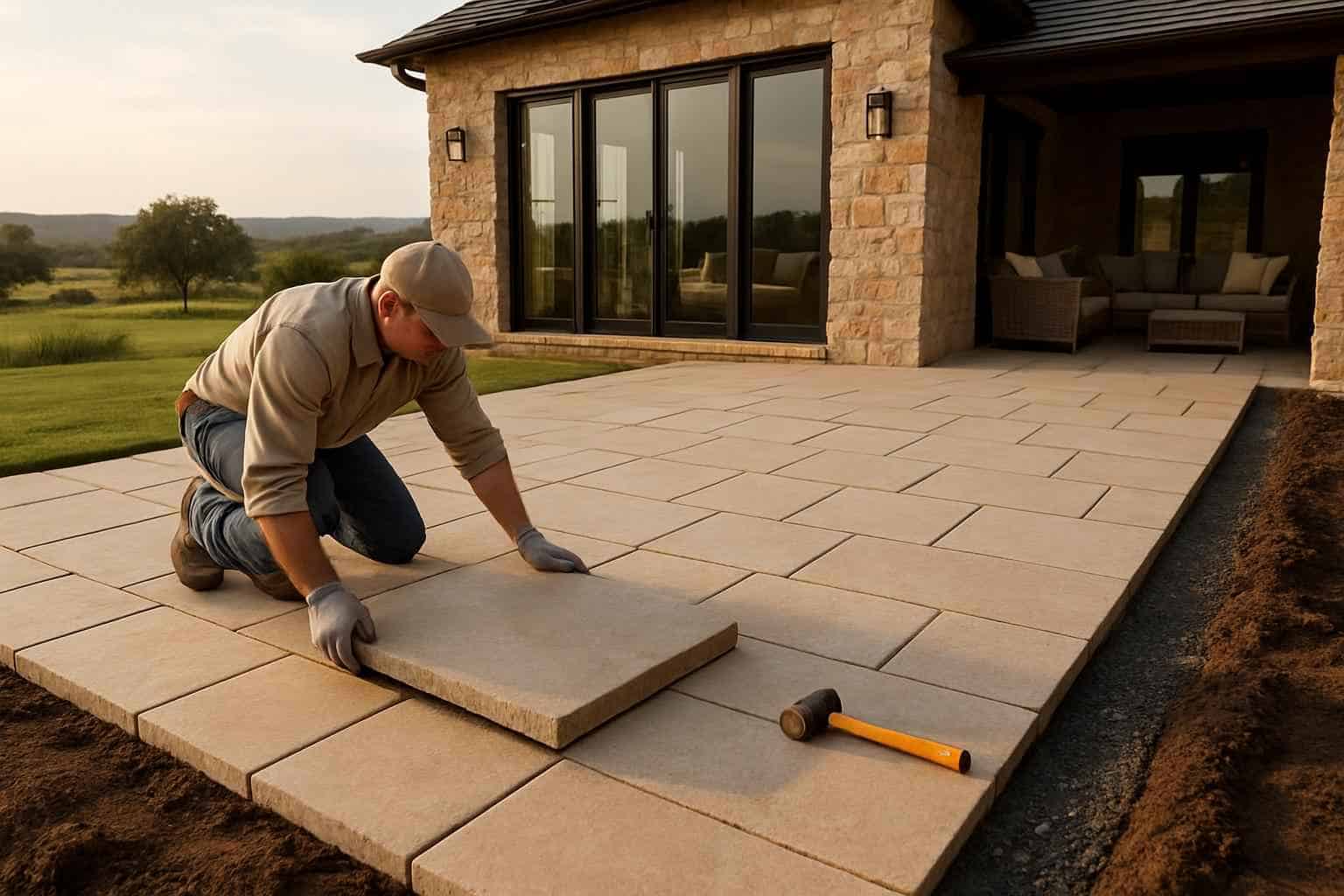Concrete Slabs Foundations Contractor In Hye TX Patio Slab Installation Service in Hye TX