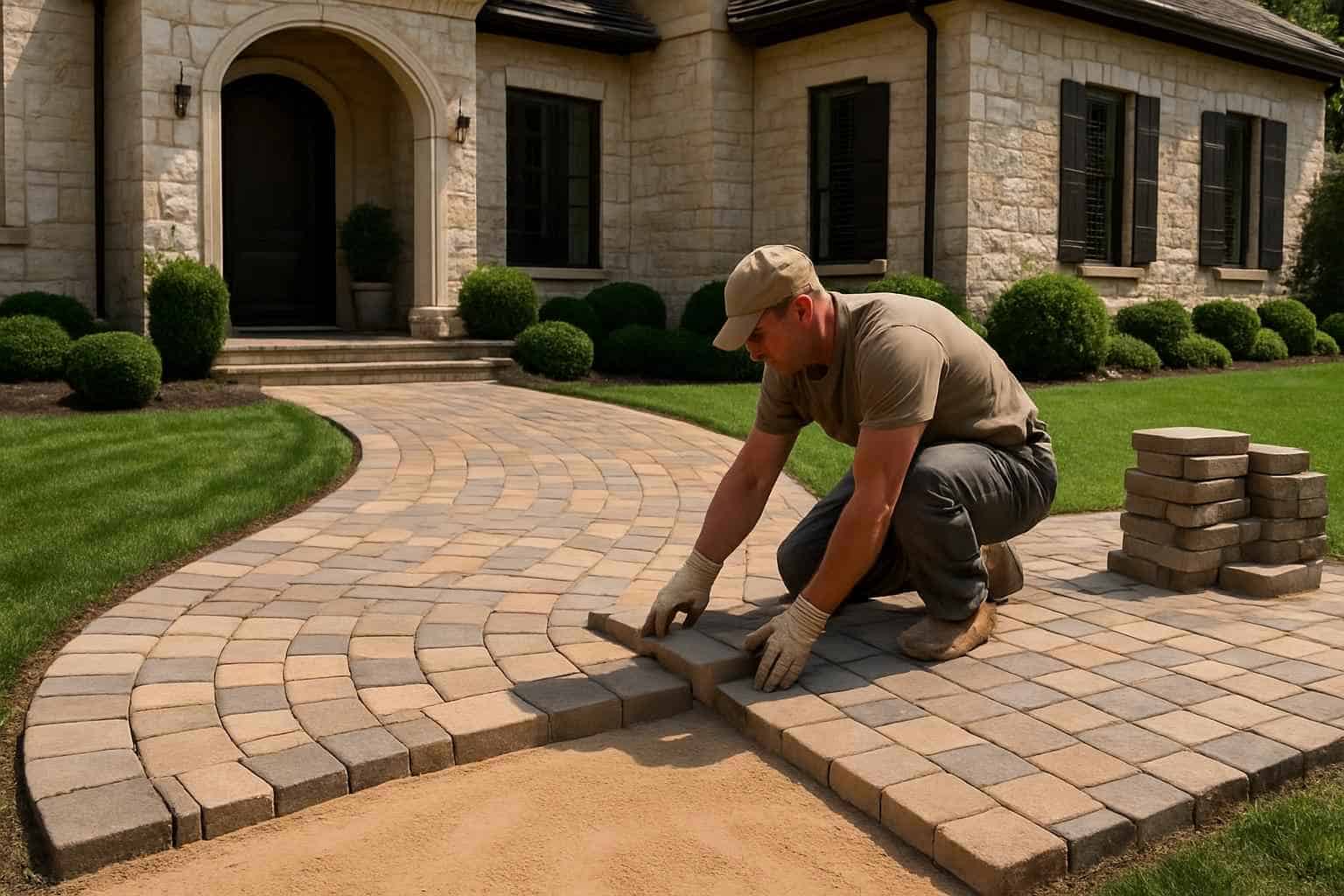 Paver Walkway Installation Service in Stonewall TX