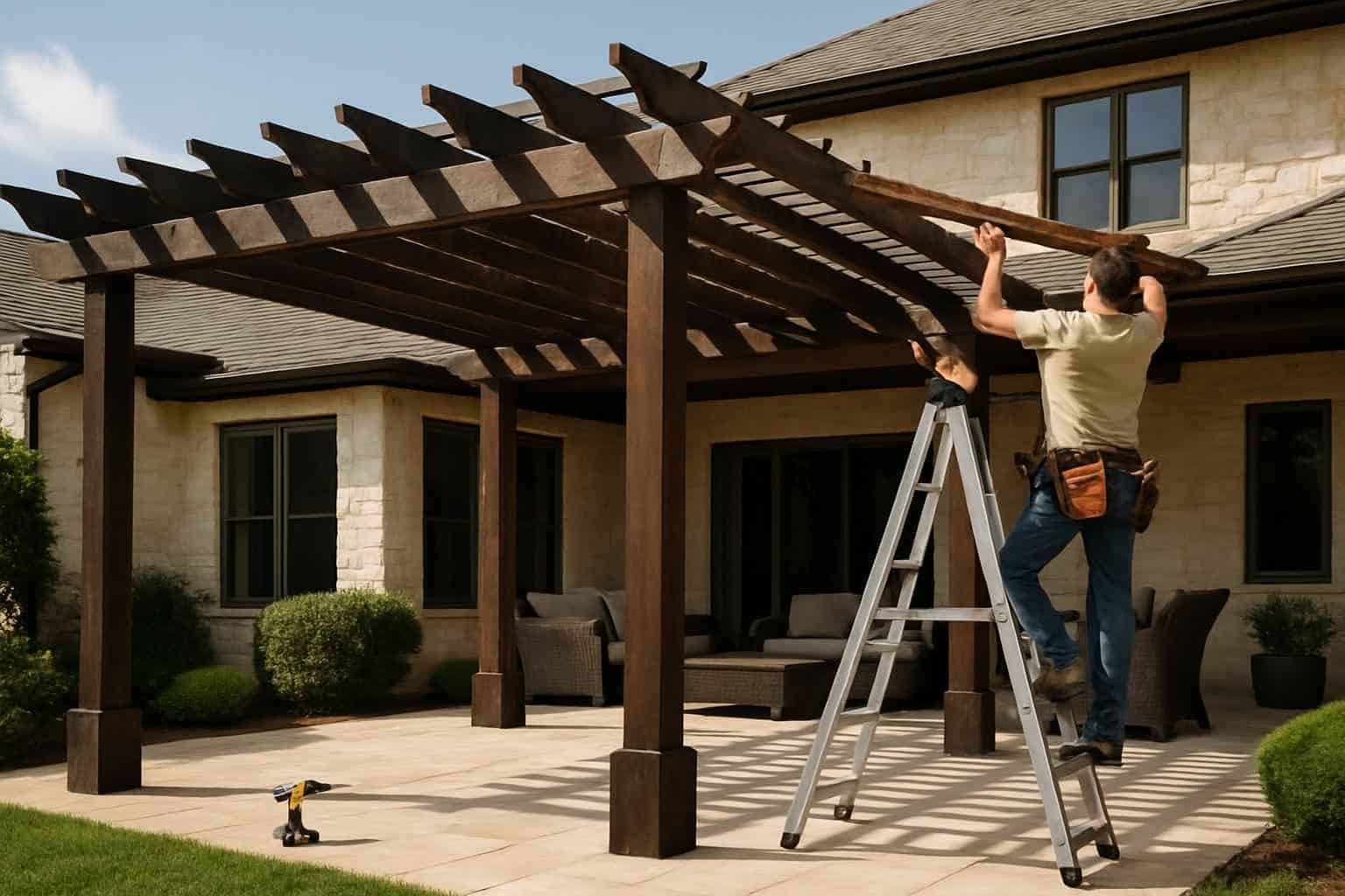 Pergola Contractor In Fredericksburg TX Pergola Repair Service in Fredericksburg TX
