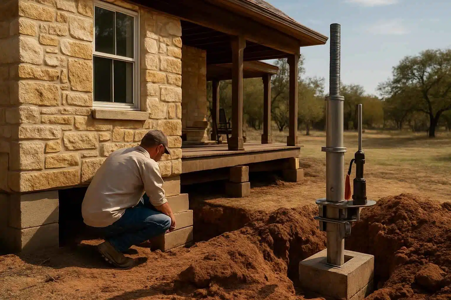 Pier Beam Repair Service in Willow City TX