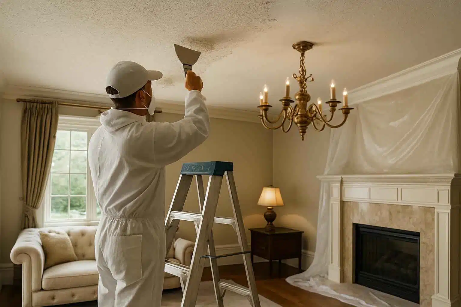Popcorn Ceiling Removal Service in Hye TX