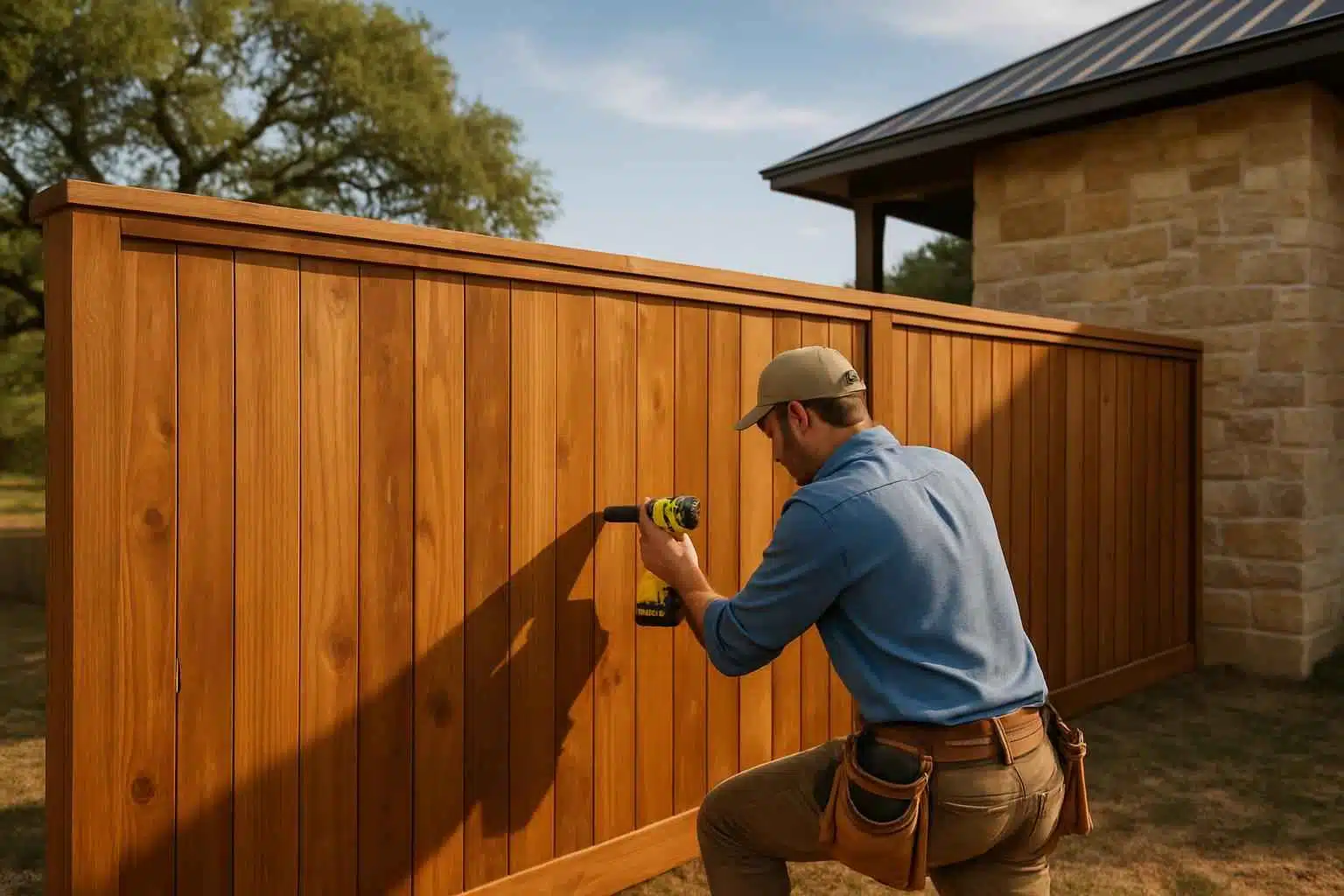 Privacy Fence Installer in Luckenbach TX