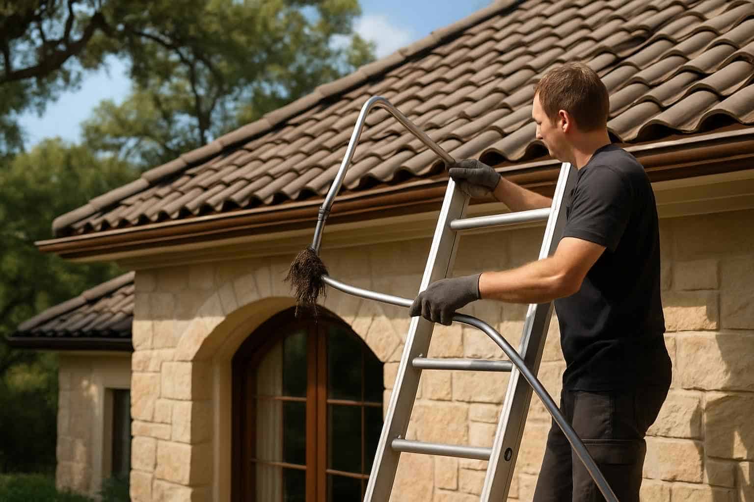 Rain Gutter Cleaning Service in Luckenbach TX