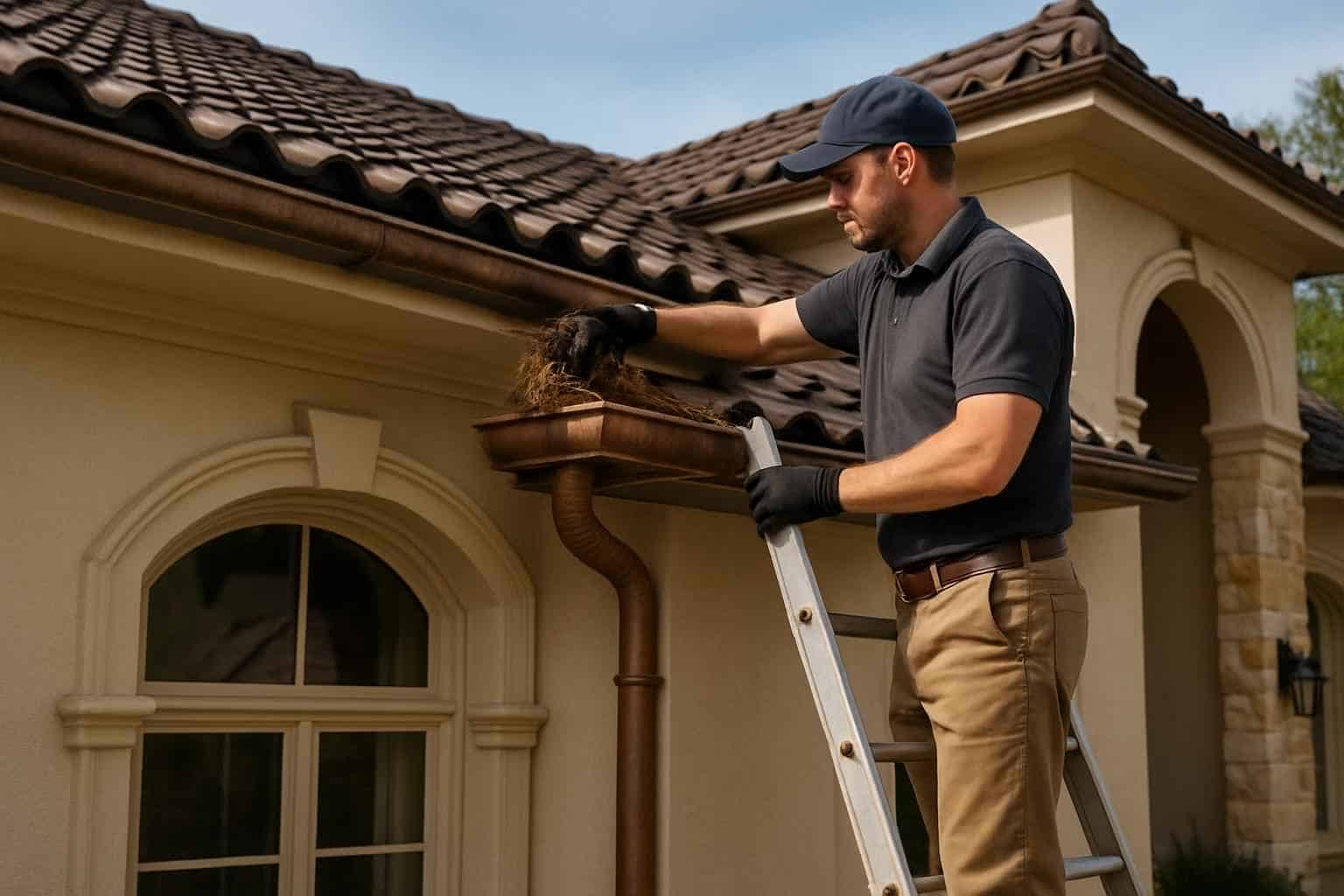Rain Gutter Cleaning Service in Willow City TX