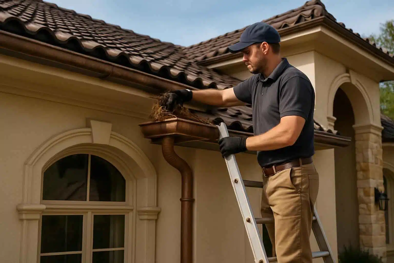 Rain Gutter Cleaning Service in Willow City TX