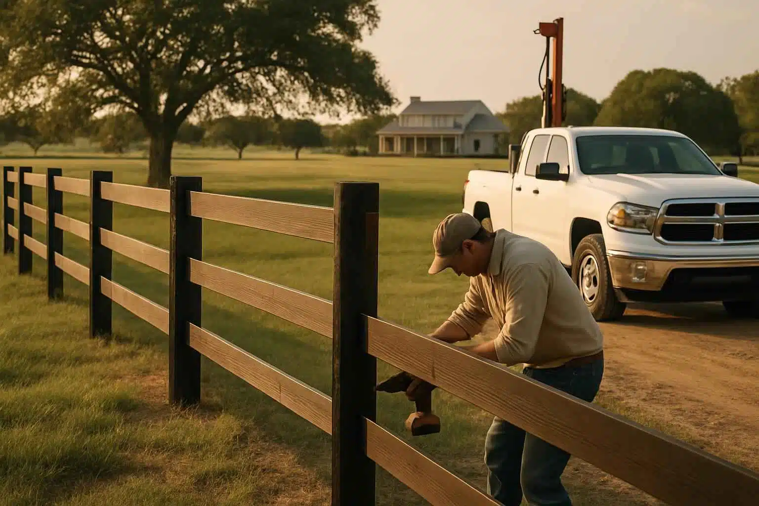 Ranch Fence Builder in Luckenbach TX