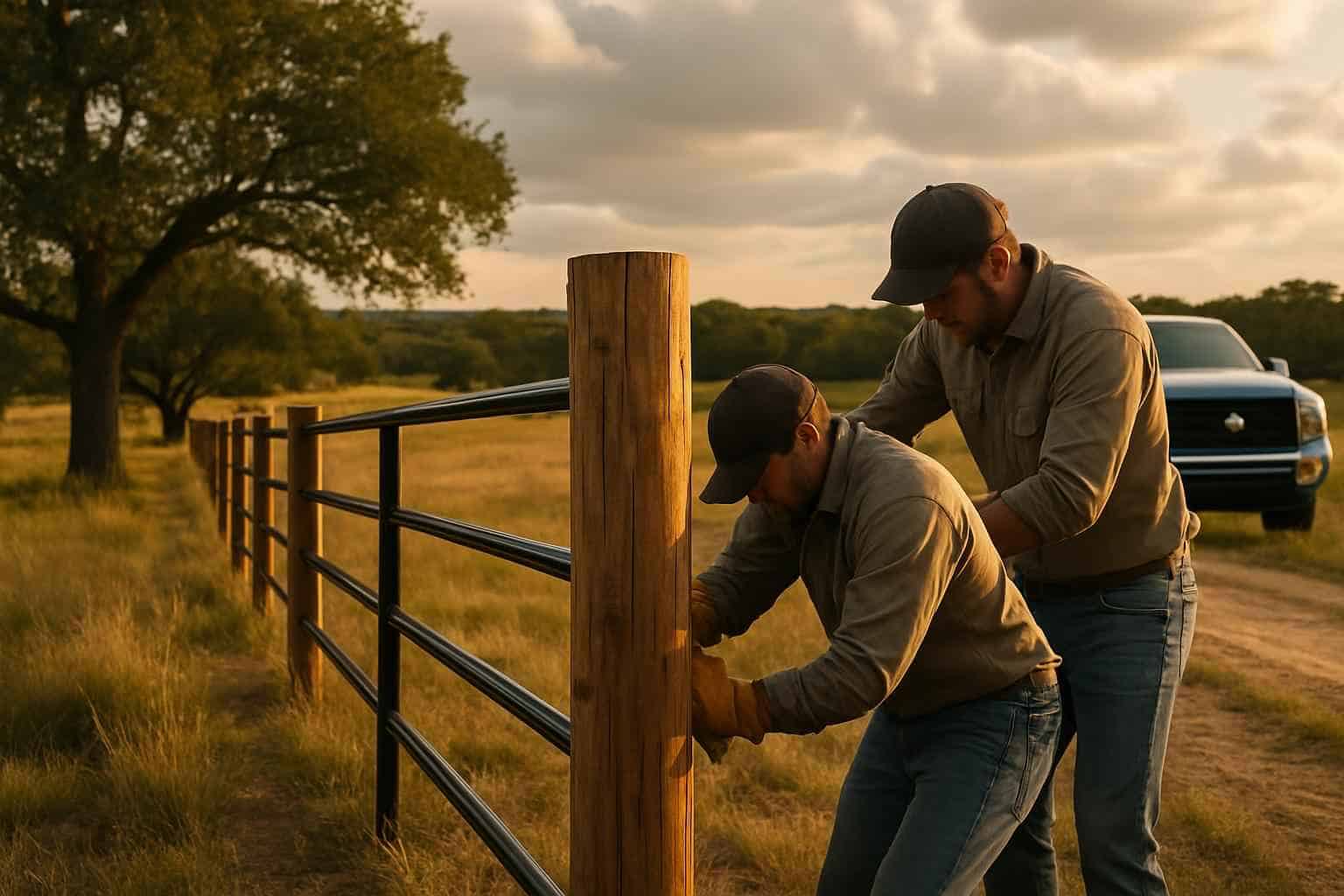 Fence Installation Contractor In Stonewall TX Ranch Fence Builder in Stonewall TX