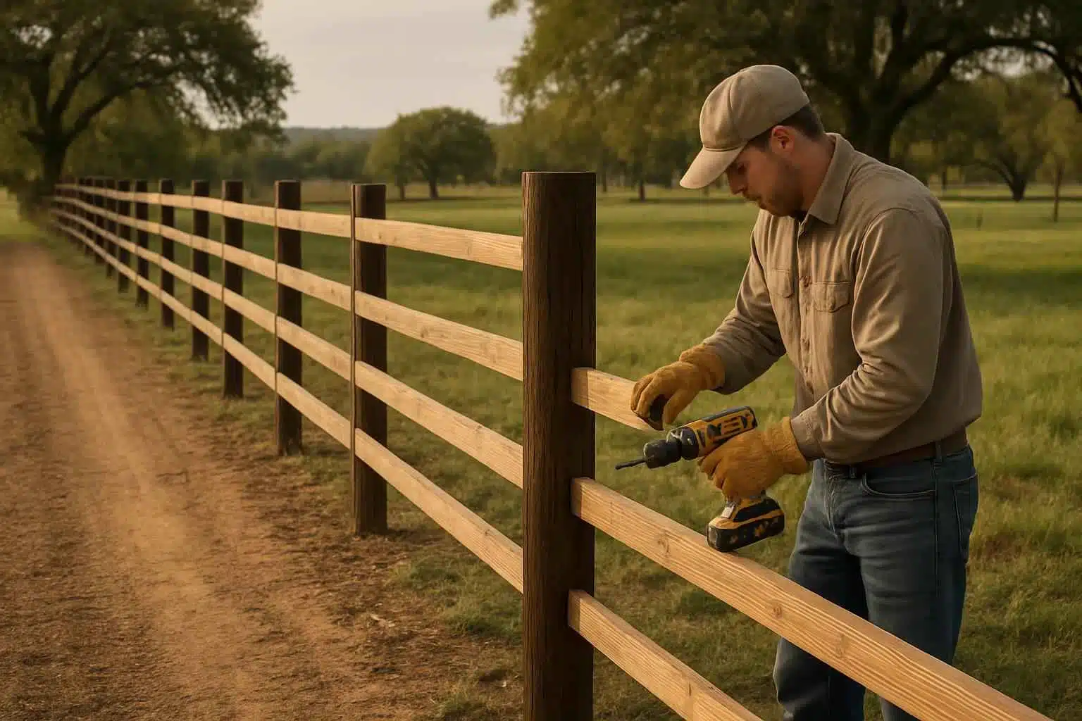Ranch Fence Builder in Willow City TX