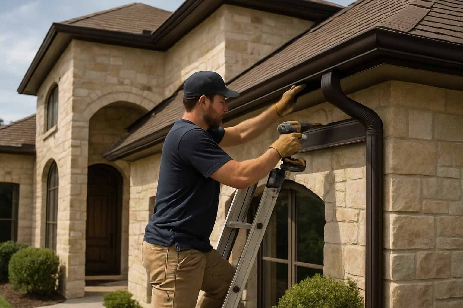 Seamless Gutter Installer in Willow City TX