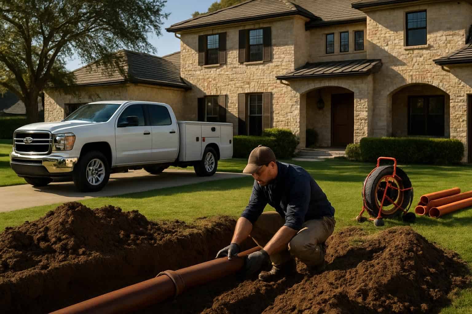 Plumbing Contractor In Stonewall TX Sewer Line Repair Company in Stonewall TX