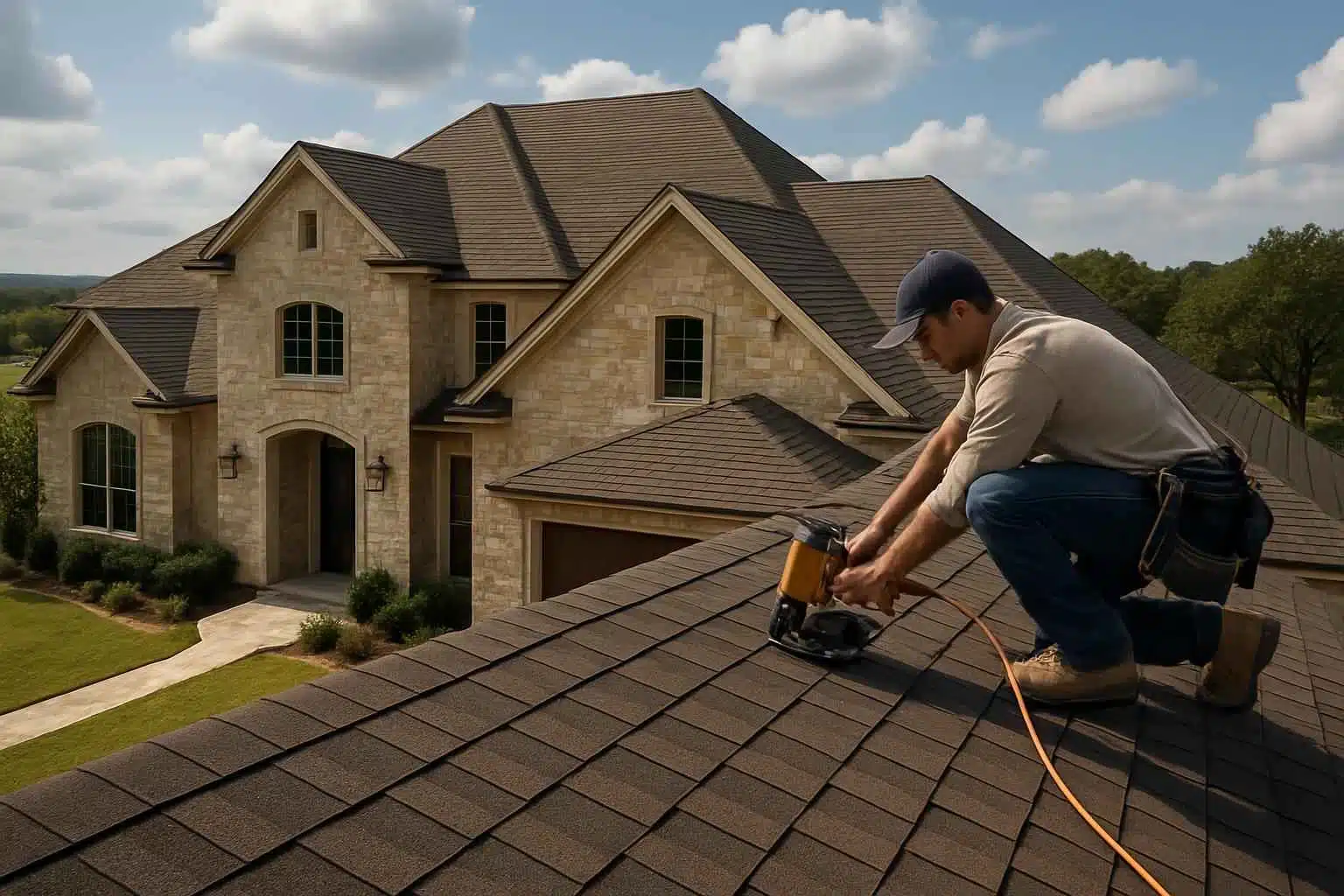 Shingle Roofing Contractor in Stonewall TX