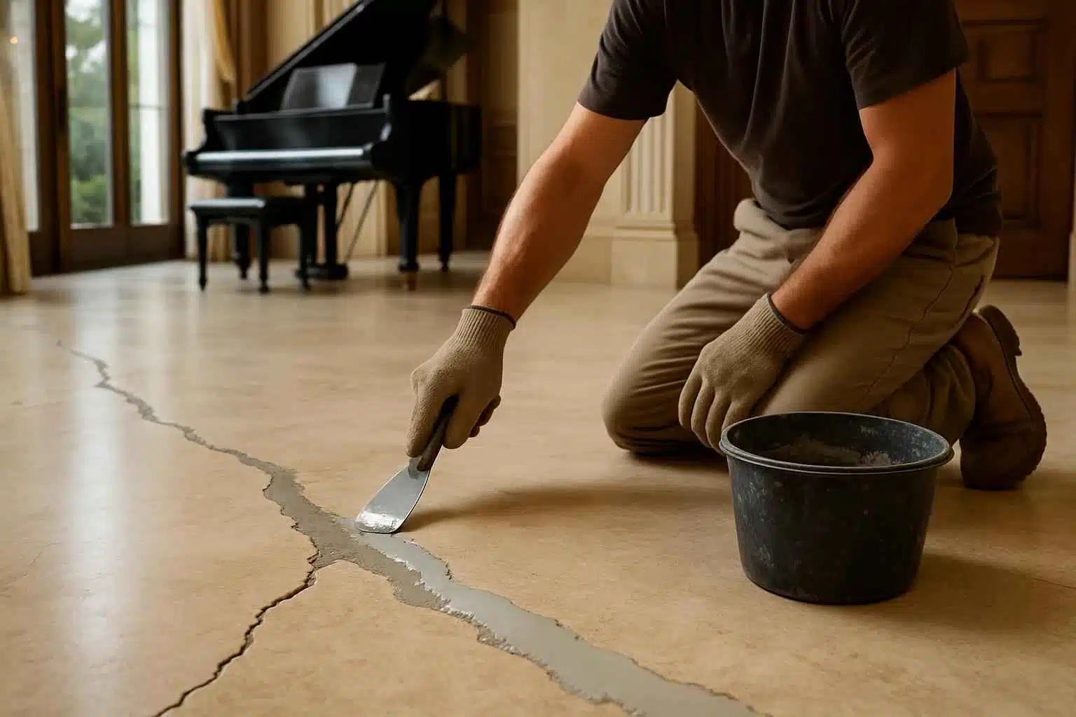 Slab Crack Repair Service in Luckenbach TX