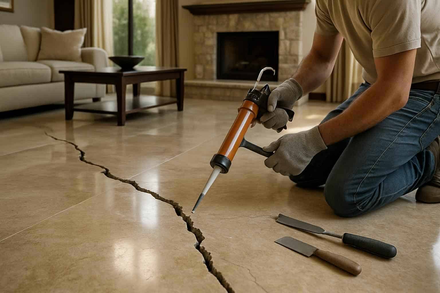 Slab Crack Repair Service in Willow City TX