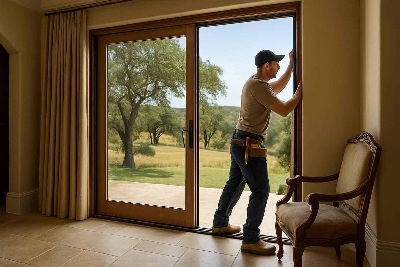 Custom Door Installation Contractor In Luckenbach TX Sliding Door Installation Service in Luckenbach TX
