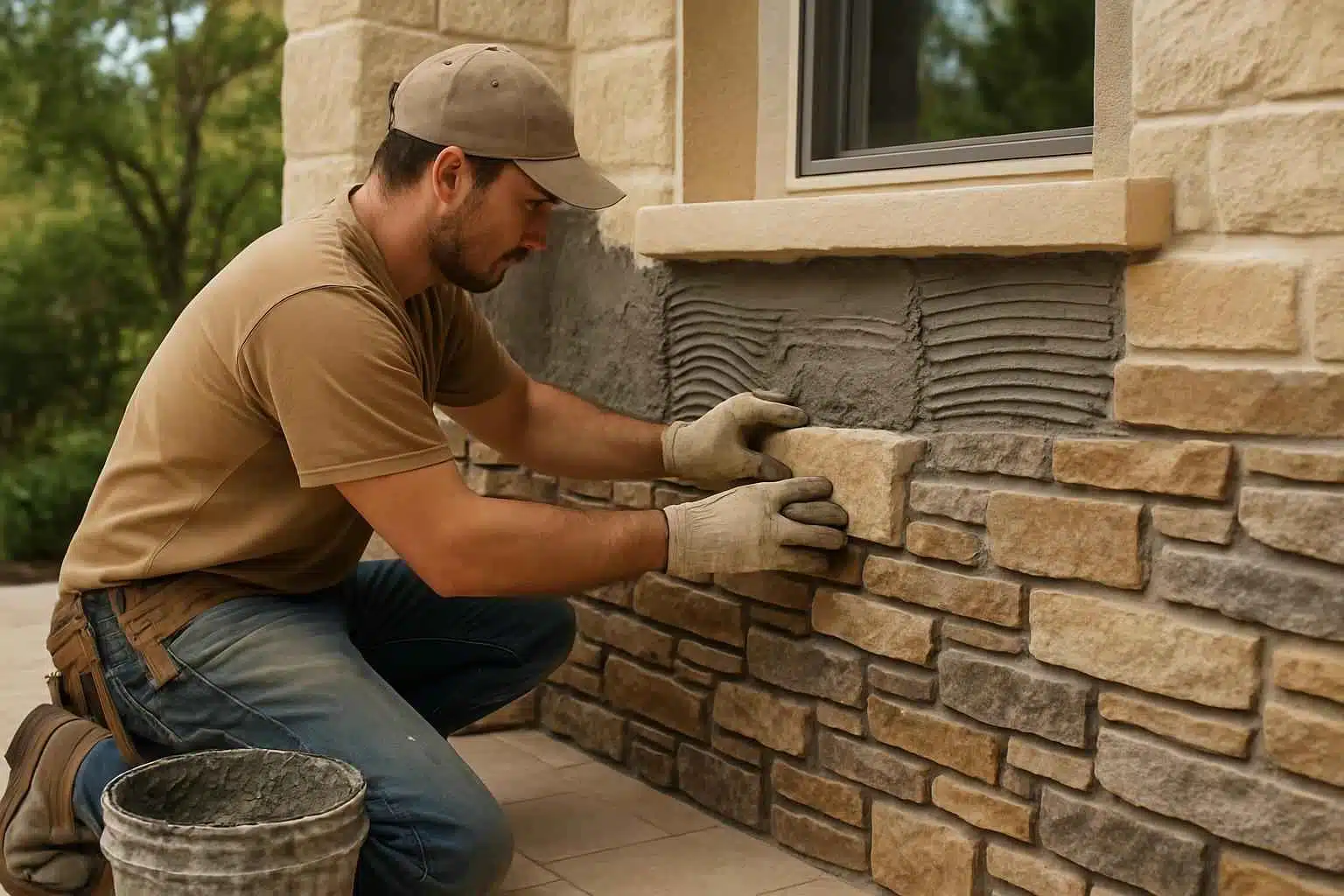 Stone Veneer Installation Service in Luckenbach TX