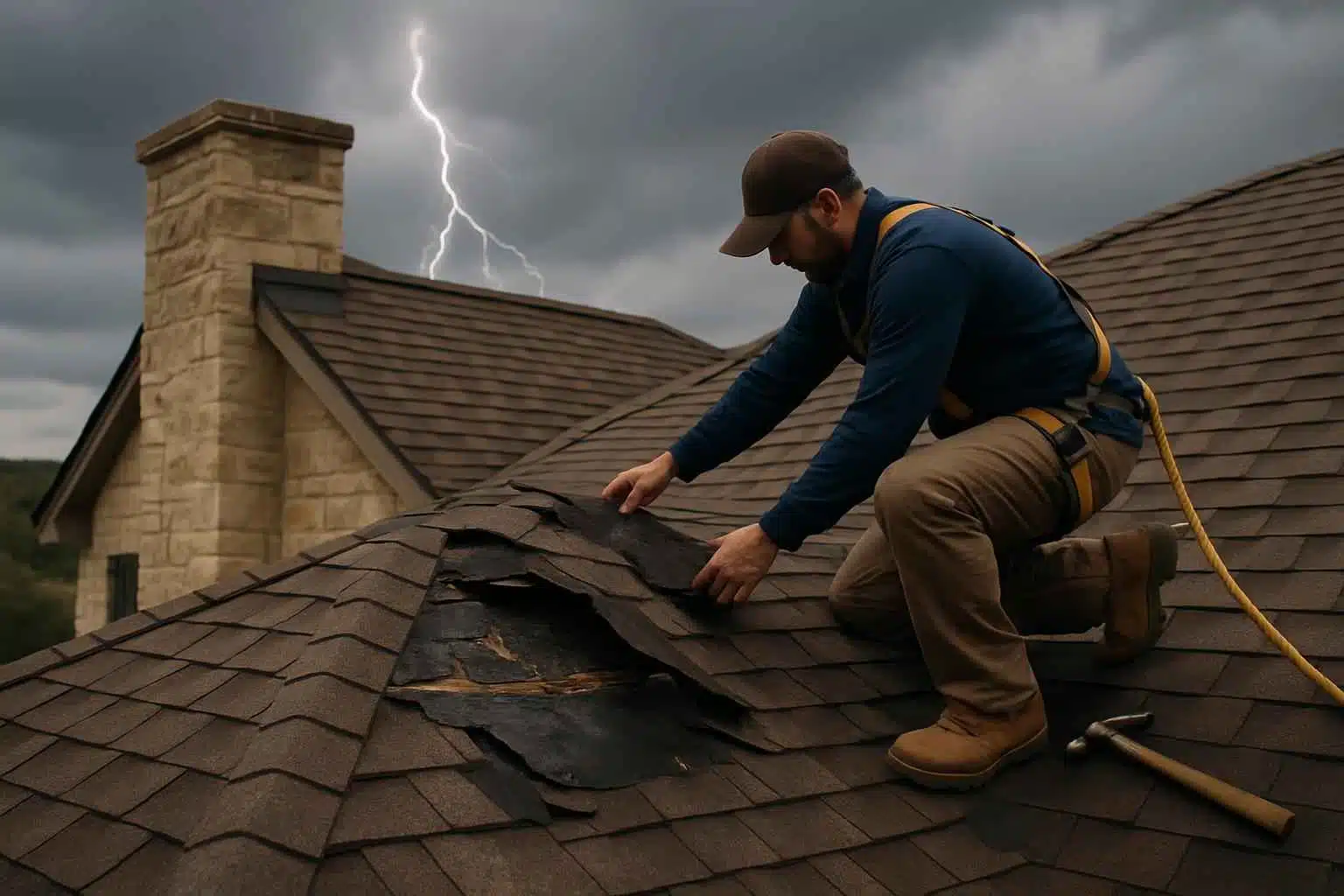Storm Damage Roof Repair Company in Fredericksburg TX