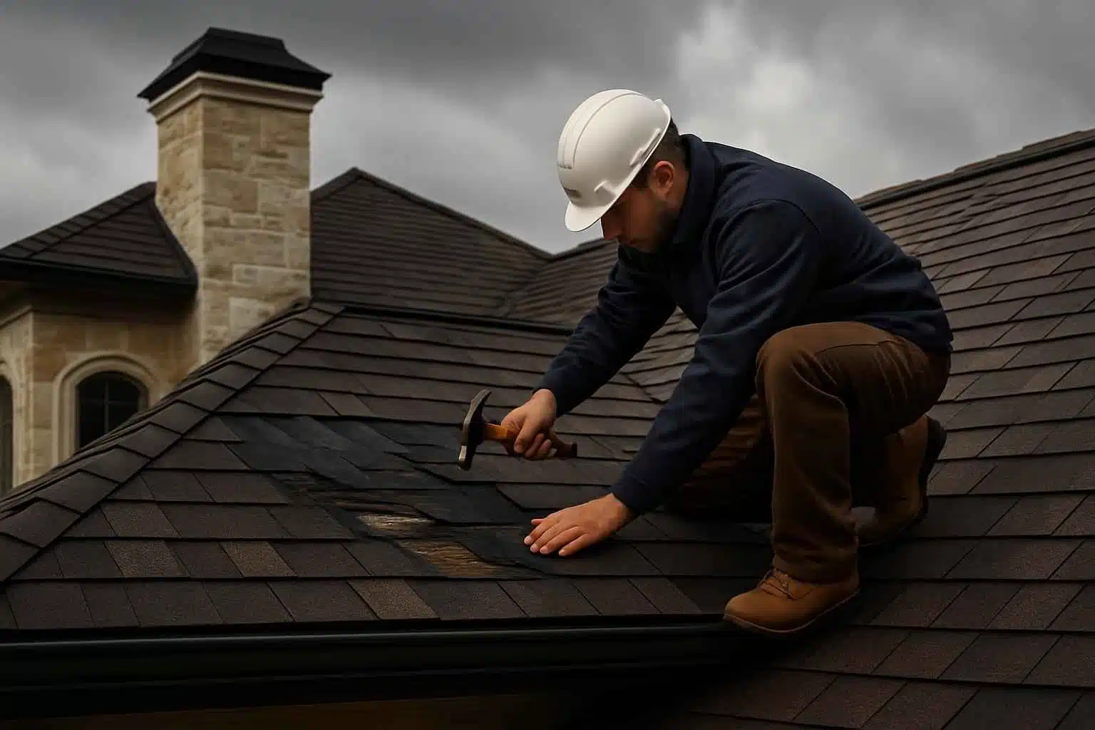 Storm Damage Roof Repair Company in Hye TX
