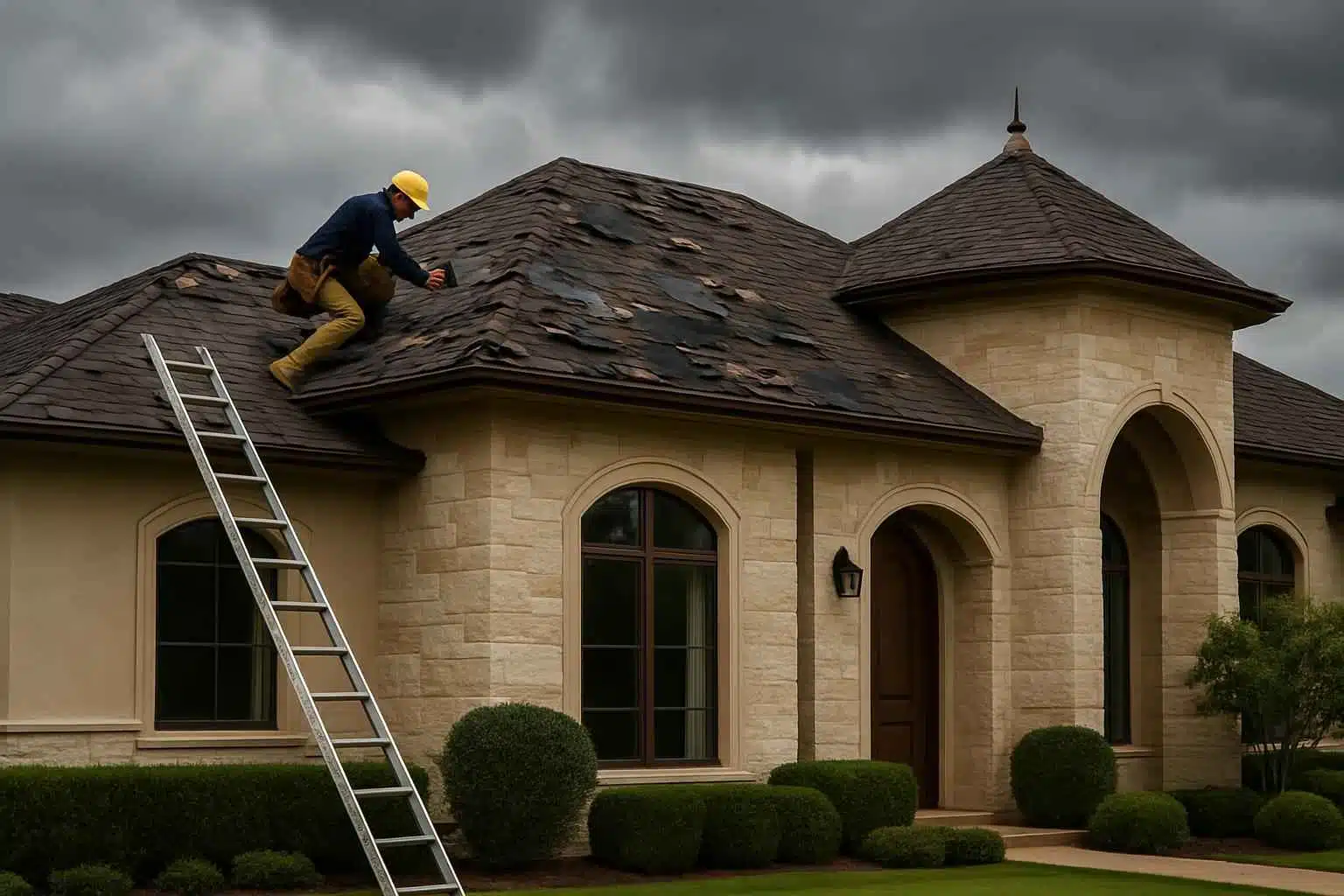 Storm Damage Roof Repair Company in Stonewall TX