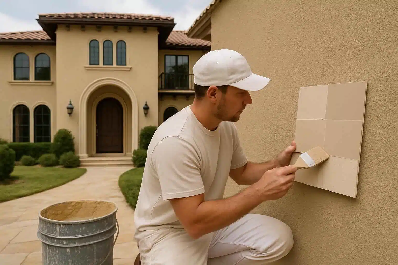 Stucco Color Match Service in Fredericksburg TX