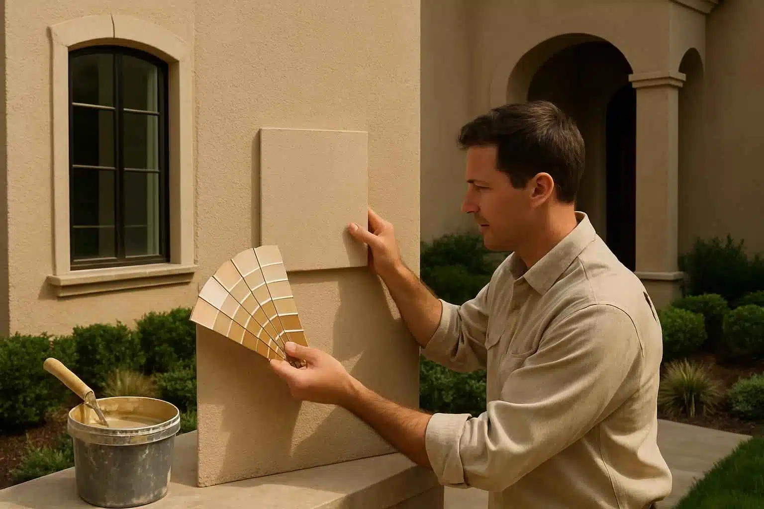 Stucco Color Match Service in Willow City TX