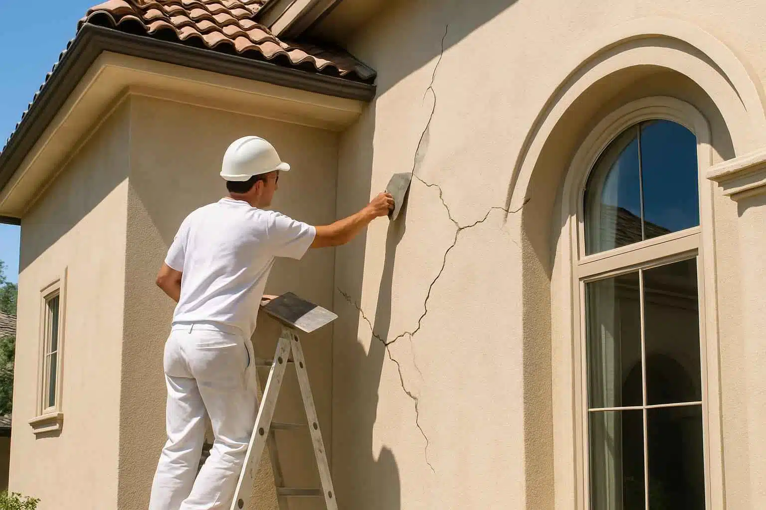 Stucco Crack Repair Service in Luckenbach TX