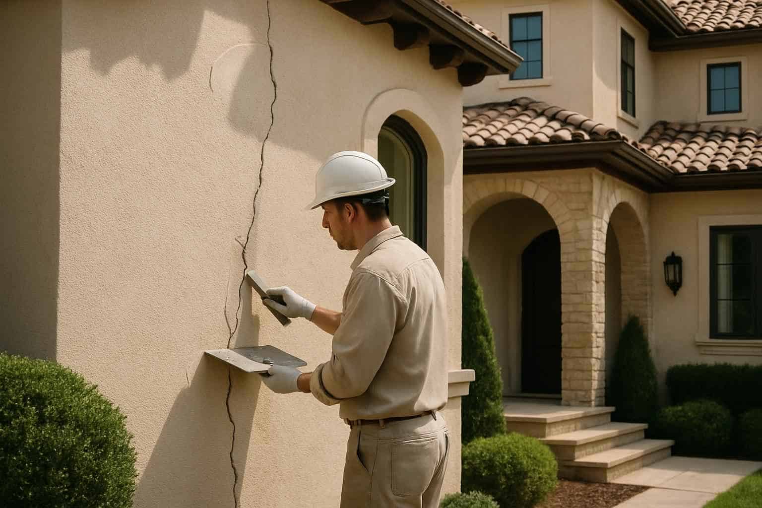 Stucco Repair Contractor In Willow City TX Stucco Crack Repair Service in Willow City TX