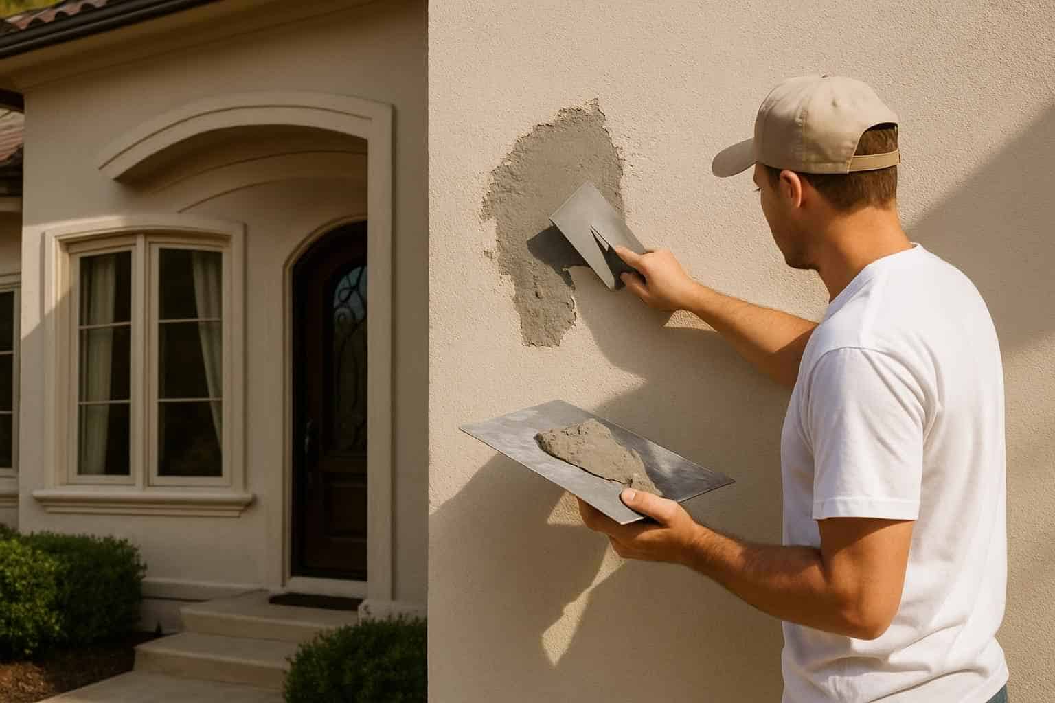 Stucco Patch Service in Fredericksburg TX
