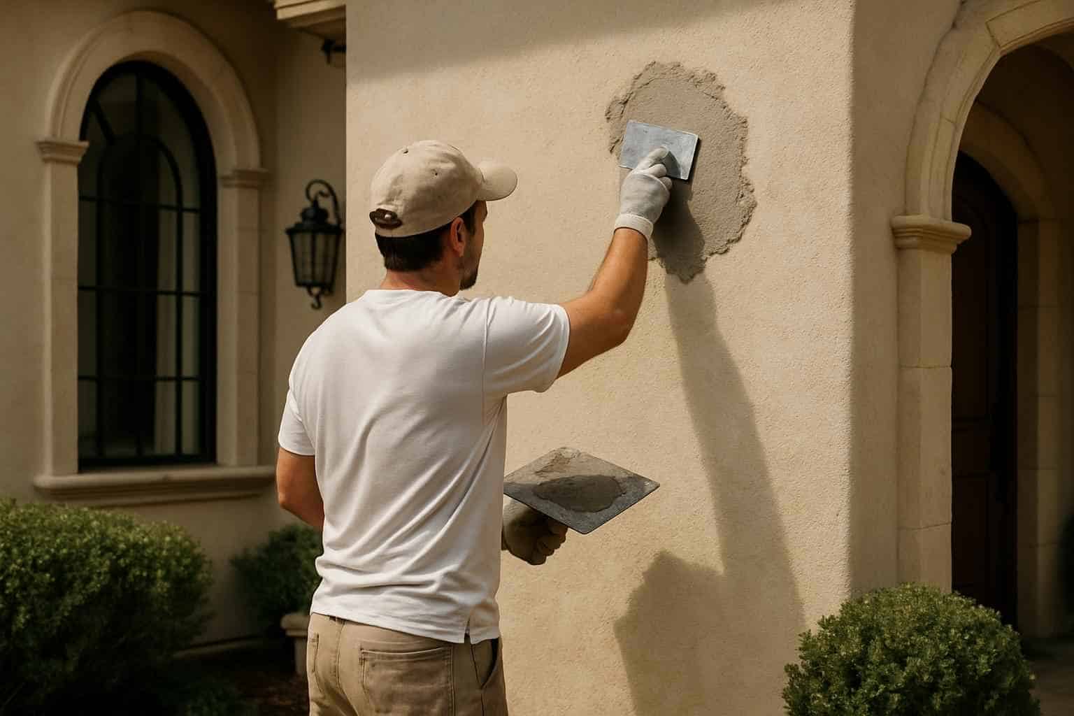 Stucco Repair Contractor In Stonewall TX Stucco Patch Service in Stonewall TX