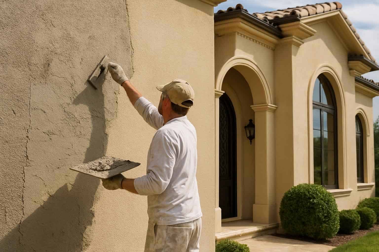 Stucco Repair Contractor In Willow City TX Stucco Recoat Service in Willow City TX