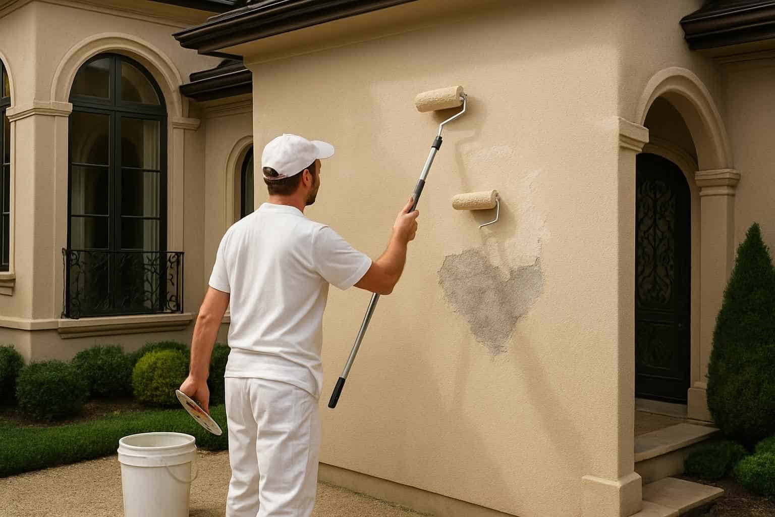 Painting Contractor In Hye TX Stucco Repair Paint Service in Hye TX