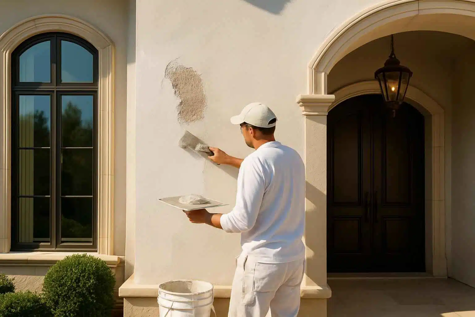 Stucco Repair Paint Service in Luckenbach TX