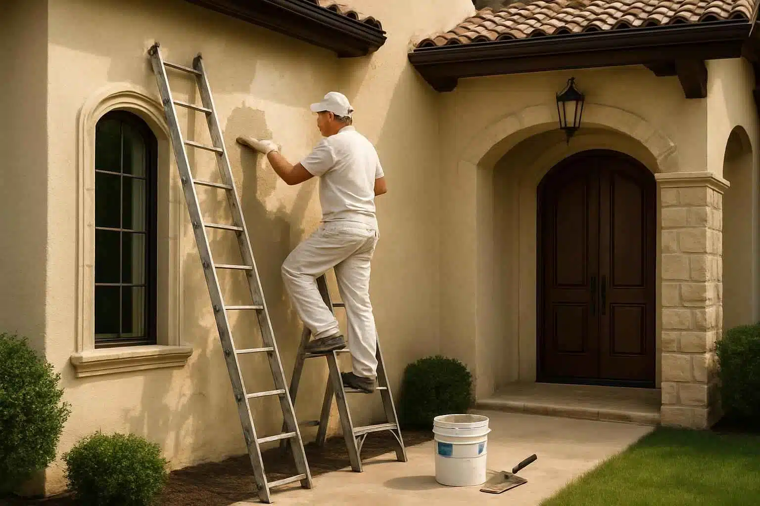Stucco Repair Paint Service in Stonewall TX