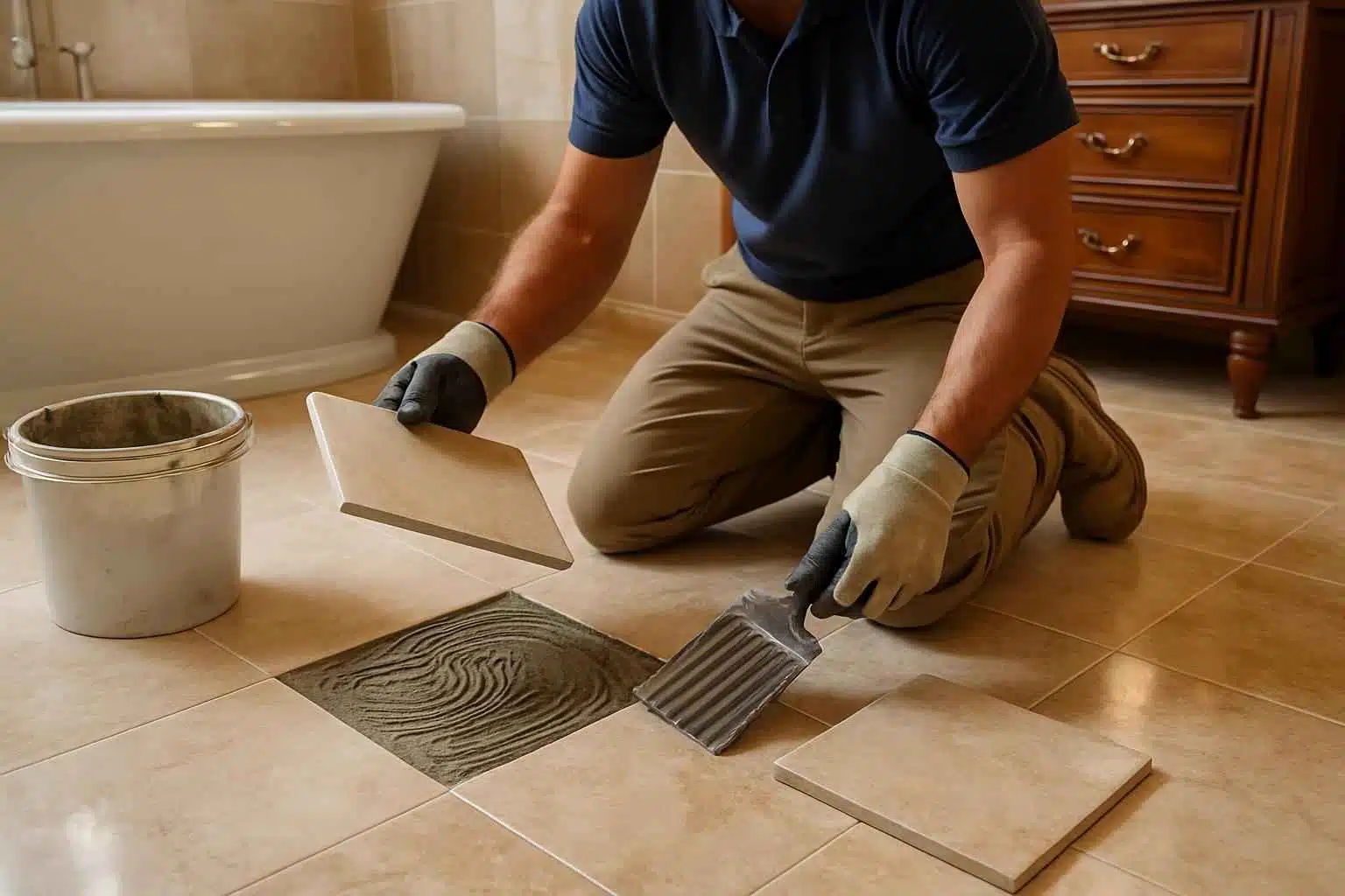 Tile Repair Service in Willow City TX