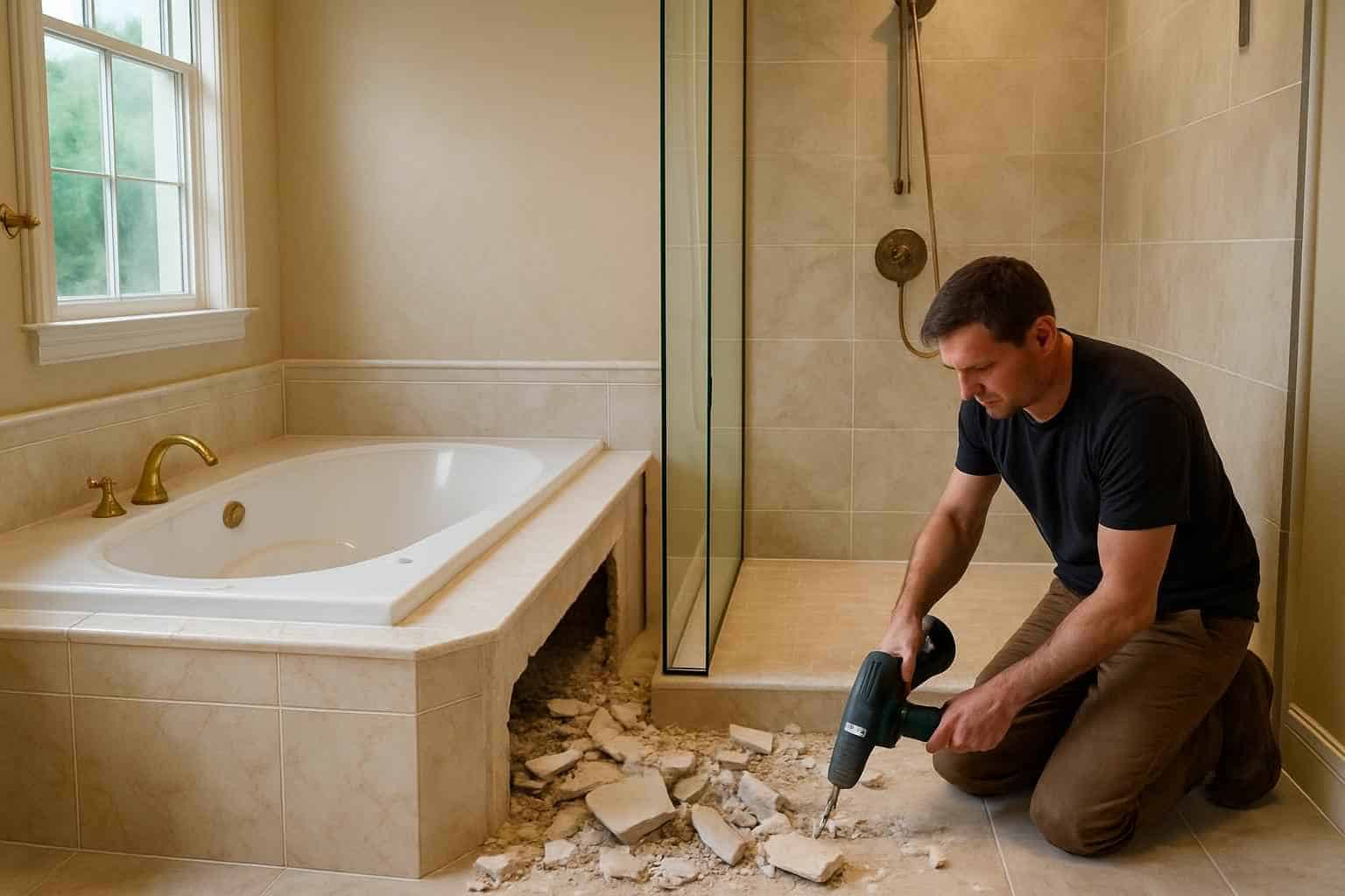 Bathroom Remodeling Contractor In Stonewall TX Tub To Shower Conversion Service in Stonewall TX