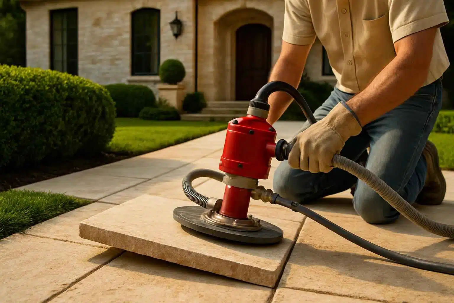 Walkway Repair Leveling Service in Fredericksburg TX