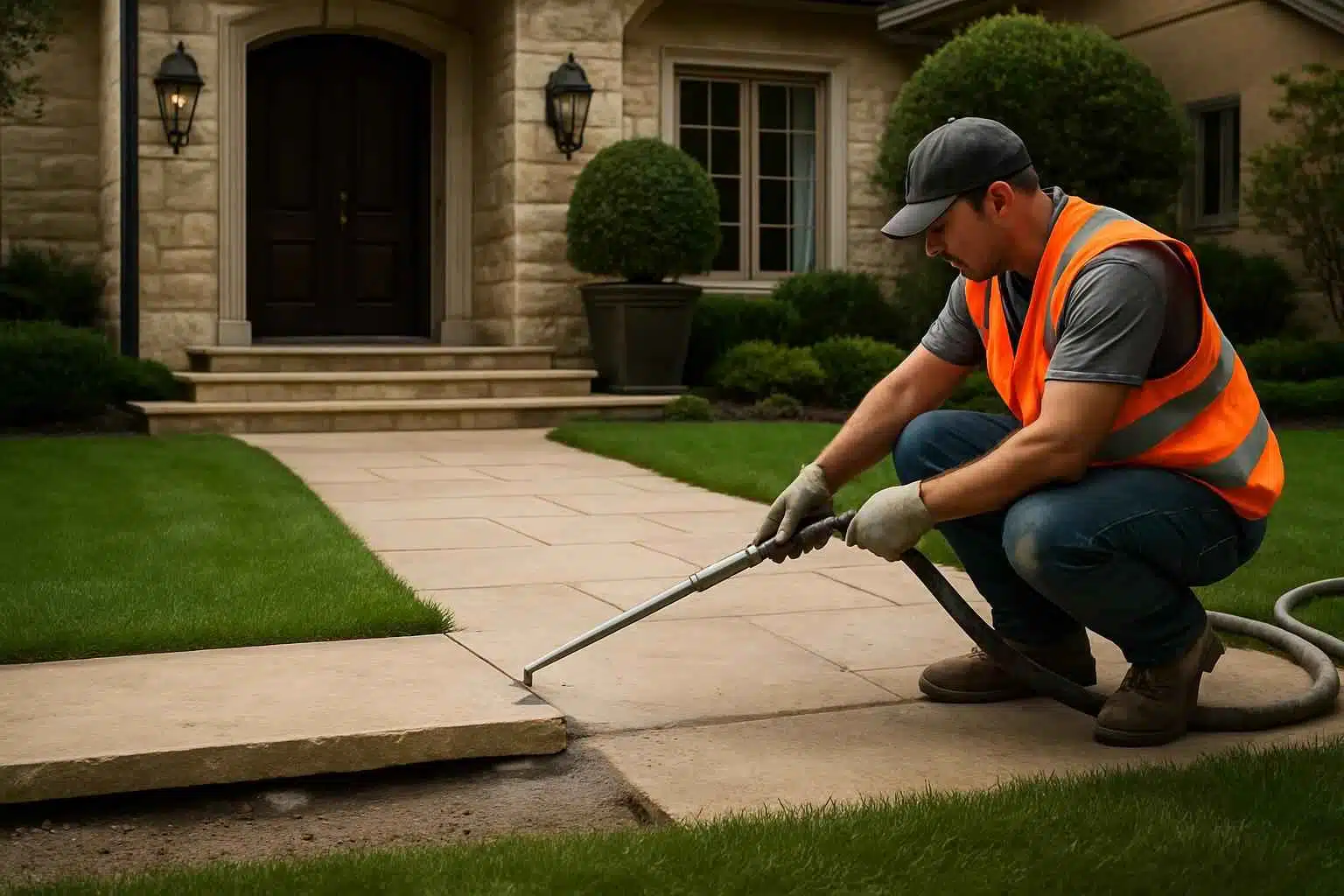 Walkway Repair Leveling Service in Willow City TX