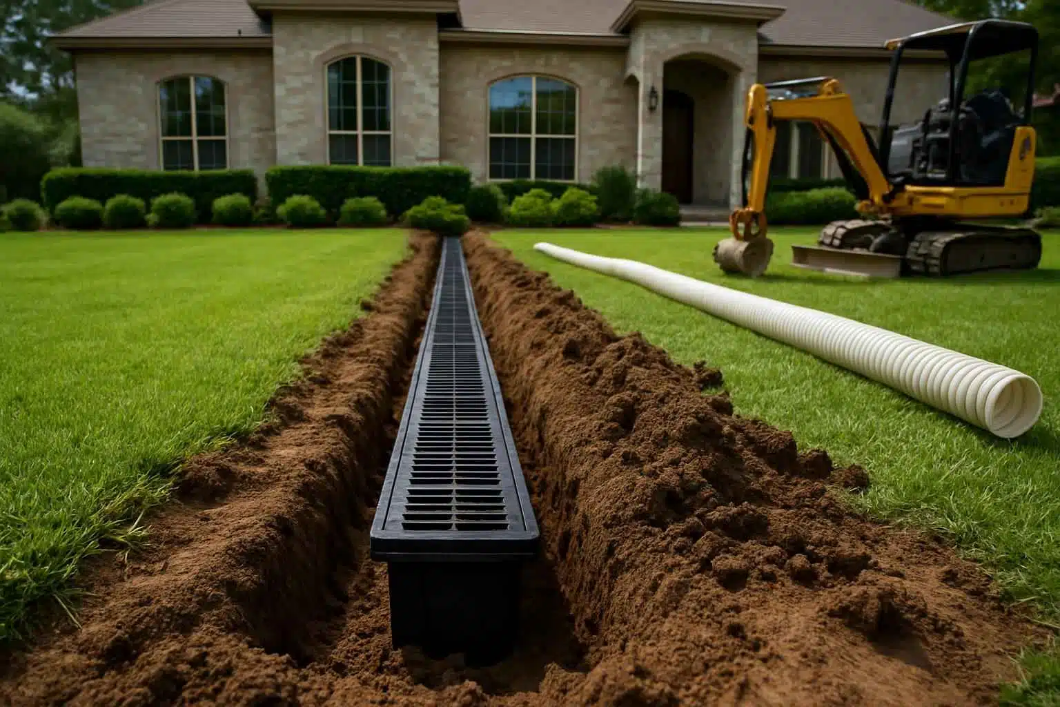 Yard Drainage Company in Fredericksburg TX