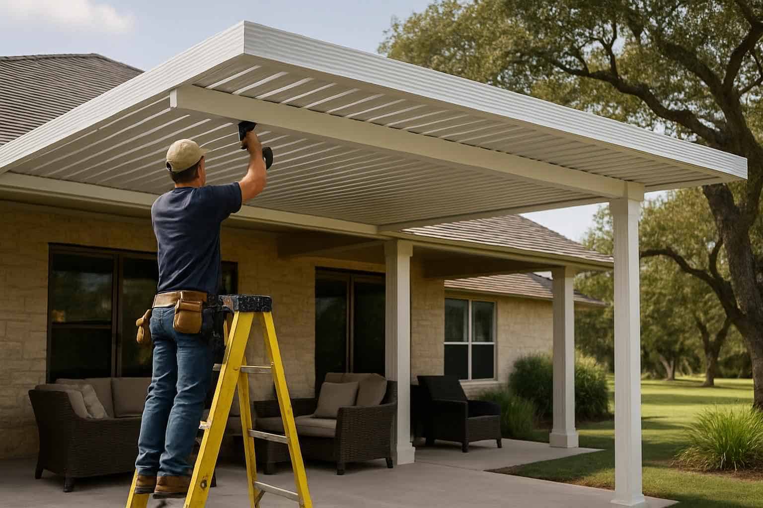 Patio Cover Installation Contractor In Comfort TX Aluminum Patio Cover Installer in Comfort TX