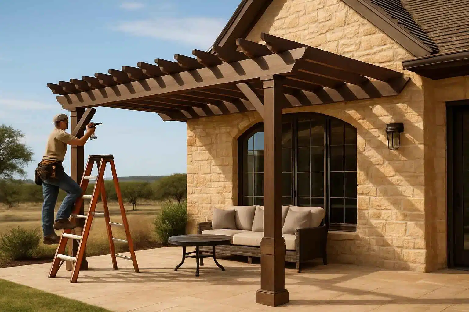 Attached Pergola Installer in Harper TX