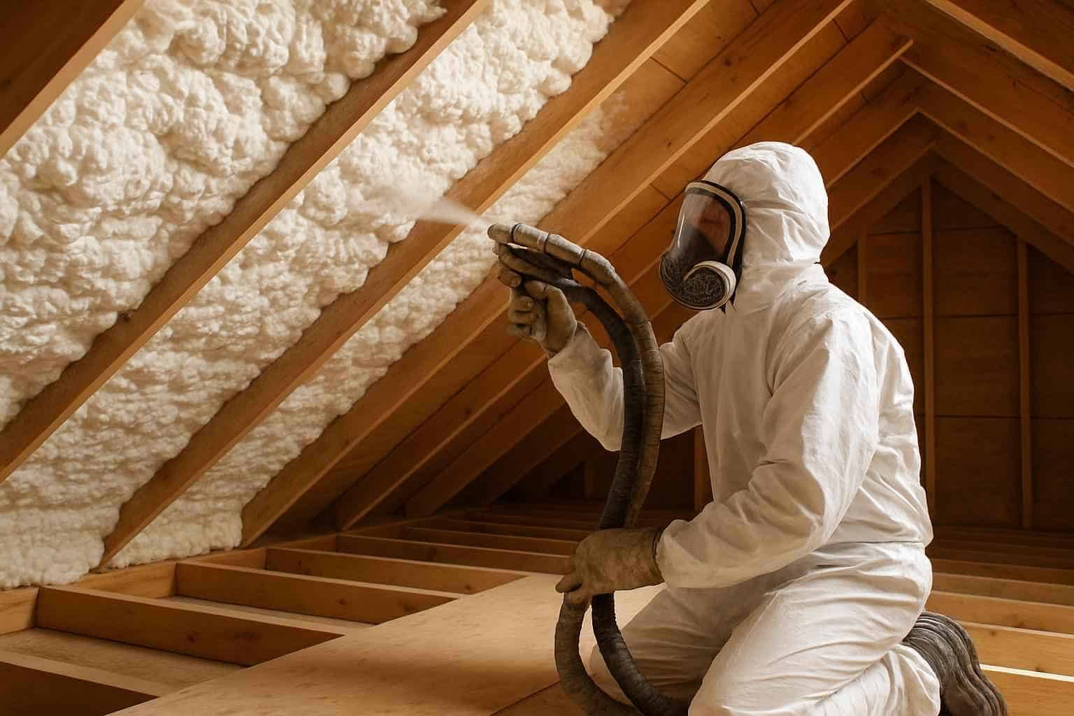 Attic Spray Foam Installer in Comfort TX