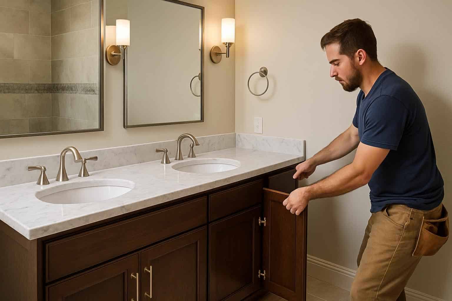Bathroom Vanity Installation Service in Harper TX