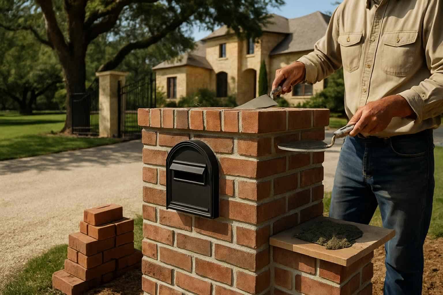 Brick Contractor In Harper TX Brick Mailbox Builder in Harper TX