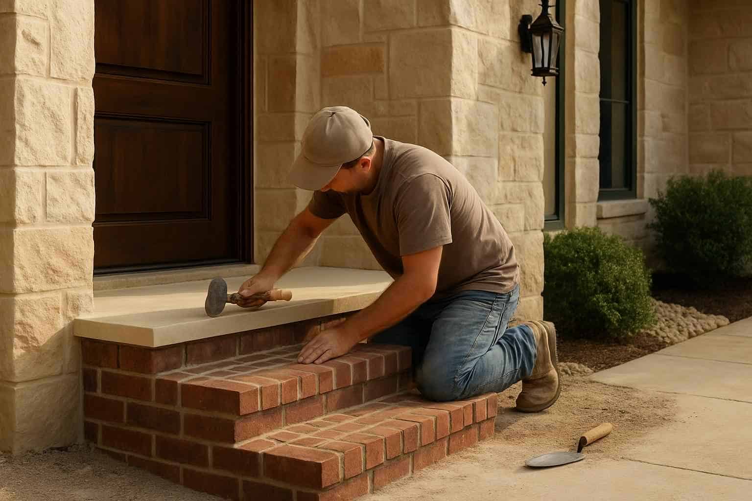 Brick Step Installer in Doss TX