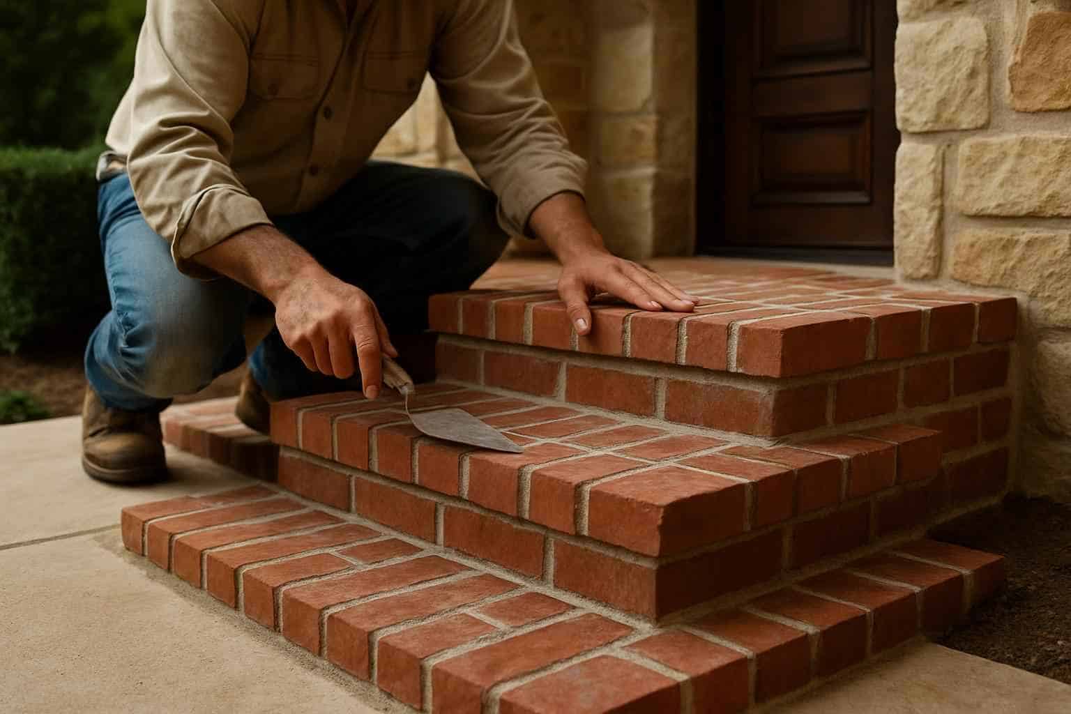 Brick Contractor In Harper TX Brick Step Installer in Harper TX