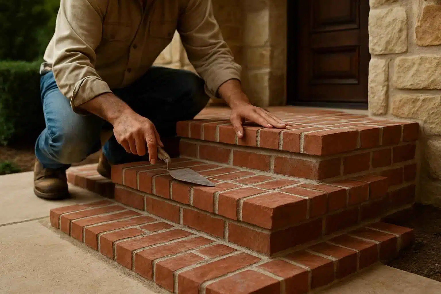 Brick Step Installer in Harper TX