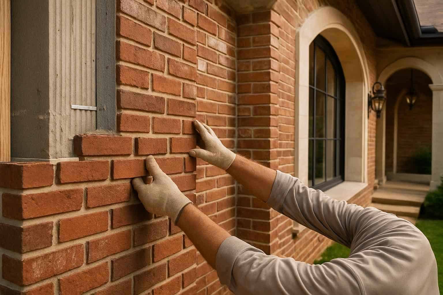 Brick Contractor In Harper TX Brick Veneer Installation Service in Harper TX