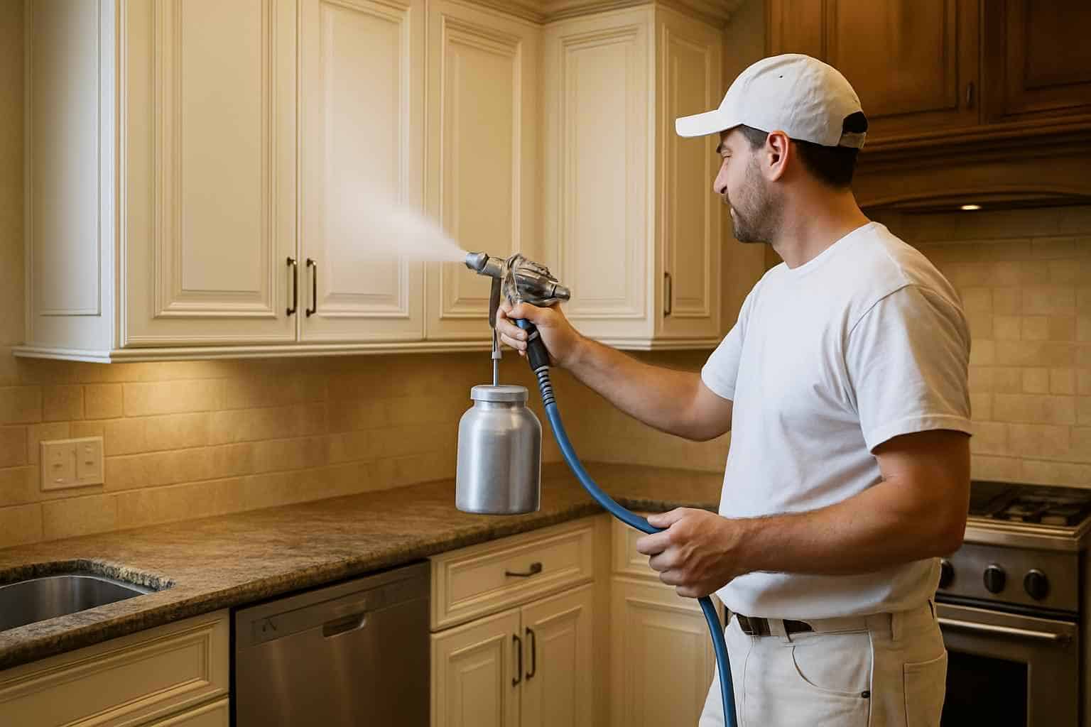 Cabinet Painting Service in Comfort TX