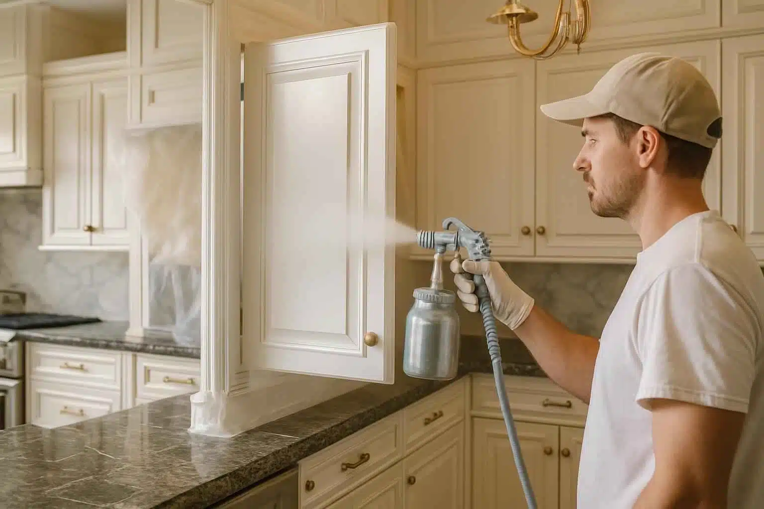 Cabinet Painting Service in Doss TX