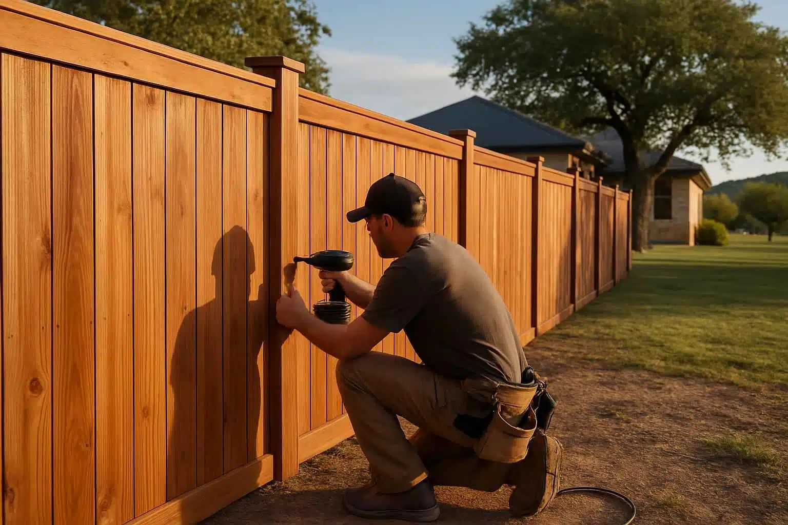 Cedar Fence Contractor in Doss TX
