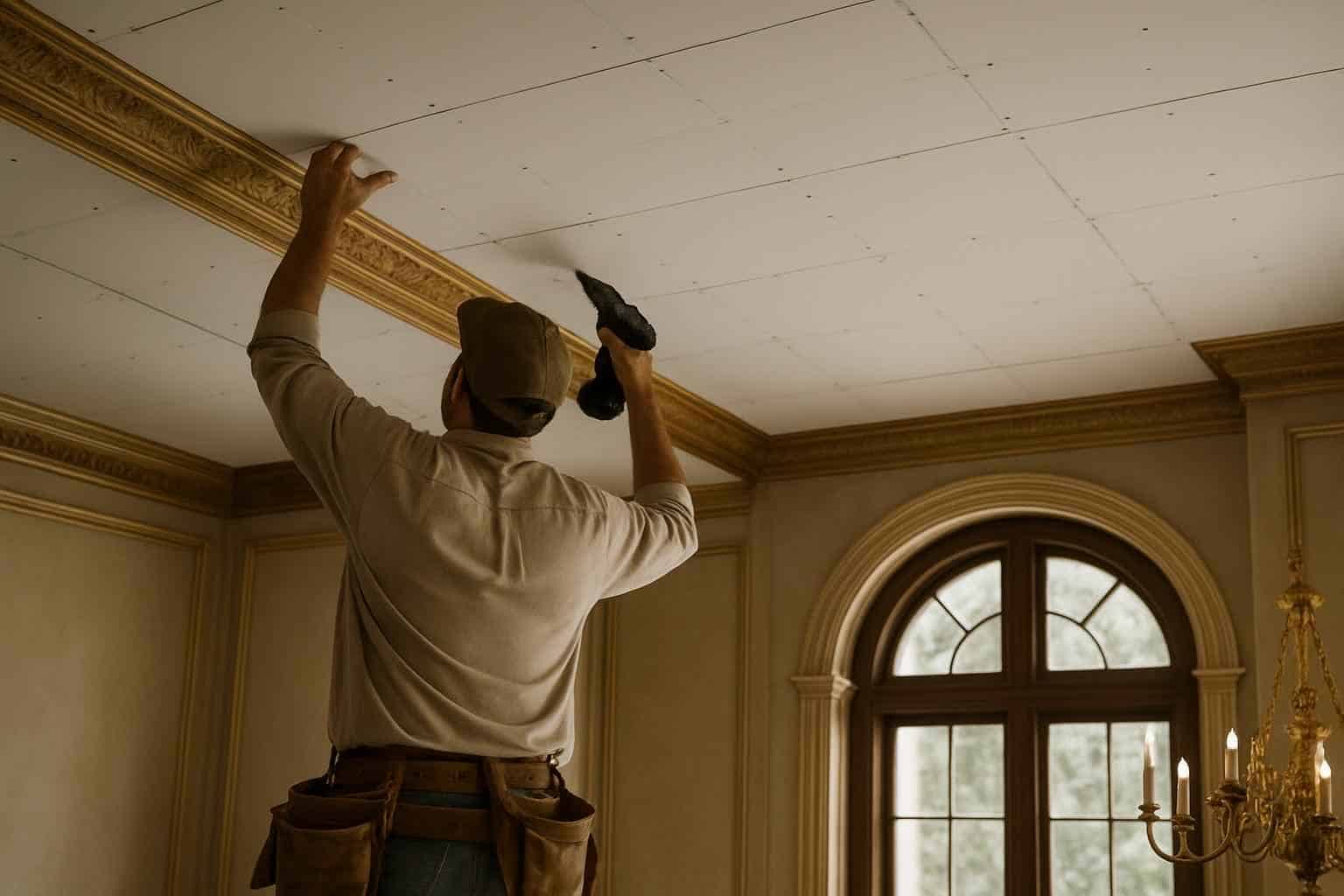 Ceiling Drywall Installation in Comfort TX